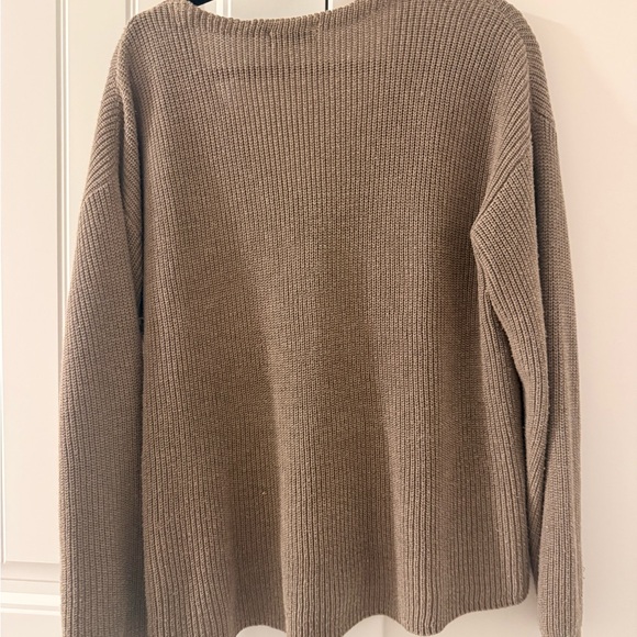 Gentle Fawn Taupe V-Neck Sweater - Picture 2 of 3